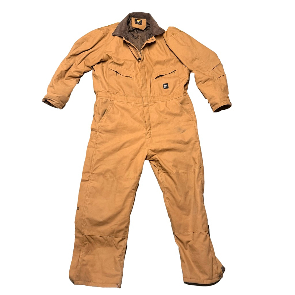 Men's BERNE. Brown XL Brown Insulated Coveralls